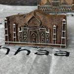 Taj Mahal Wood Block Stamp Monument Stamp for Textile, Paper & Clay Printing