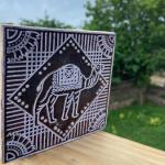 Camel Motif Wooden Block Print Stamp for Fabric, Paper & Craft