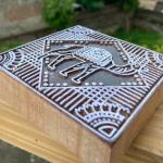 Camel Motif Wooden Block Print Stamp for Fabric, Paper & Craft