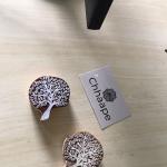 Tree of Life Wooden Block Stamp – Pack of 2 (White Engraved) Wooden sheesham Stamp Tree Block stamp